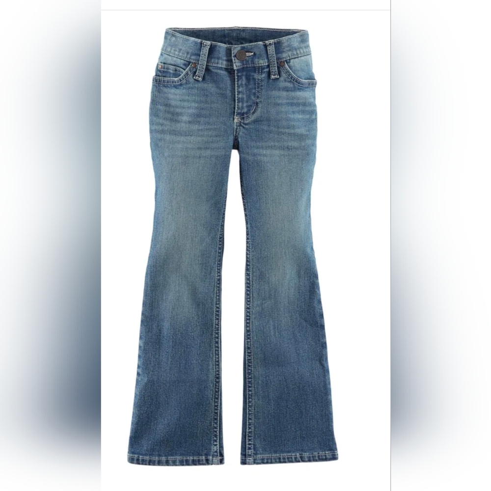 Wrangler Bootcut Girls Jeans Pants Nicole Wash #112336709 Size 12 Regular